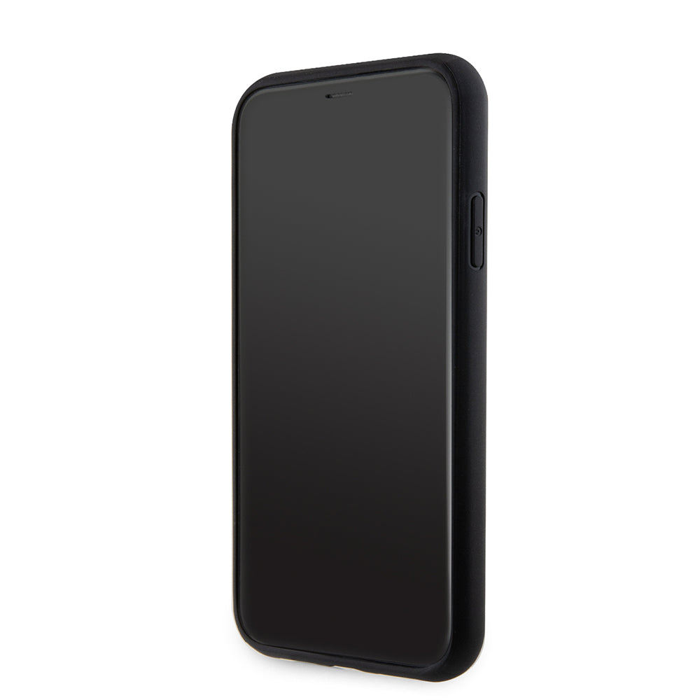 iPhone 14 Kılıf Guess Orjinal Lisanslı M-safe Şarj Özellikli Yazı Logolu Saffiano Classic Kılıf
