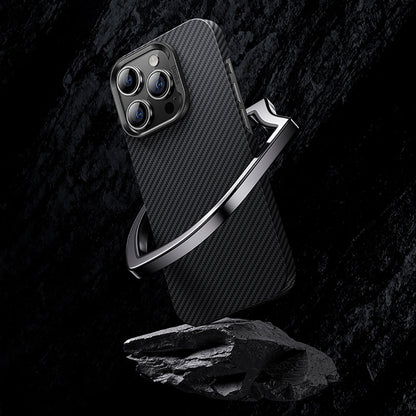 iPhone 14 Kılıf Karbon Fiber Benks 600D Essential Kevlar Kılıf