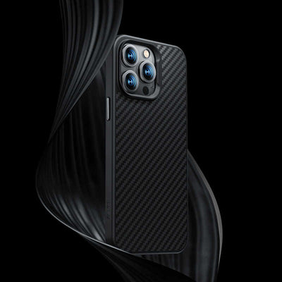 Apple iPhone 14 Kılıf Karbon Fiber Benks Civilian Aramid Protective Kapak Siyah