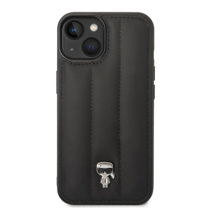 iPhone 14 Kılıf Karl Lagerfeld Nylon Puffy Airbag Karl Dizayn Kılıf