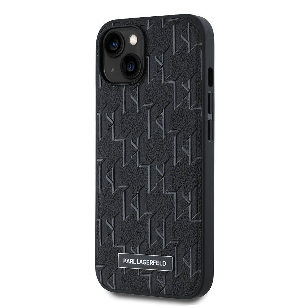 iPhone 14 Kılıf Karl Lagerfeld Orjinal Lisanslı M-safe Şarj Özellikli KL Yazılı Hot Stamp Kılıf