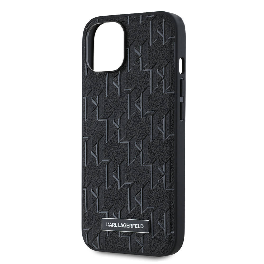 iPhone 14 Kılıf Karl Lagerfeld Orjinal Lisanslı M-safe Şarj Özellikli KL Yazılı Hot Stamp Kılıf
