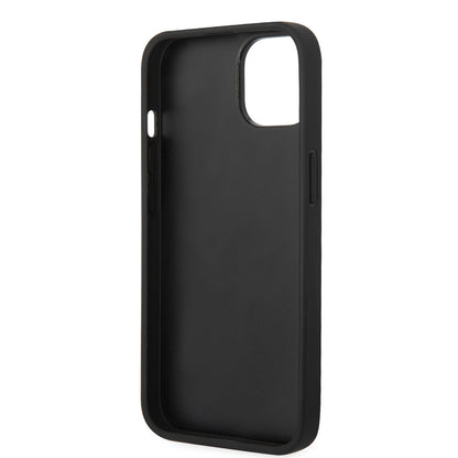 iPhone 14 Kılıf Karl Lagerfeld PU Suni Deri Logolu Dizayn Kılıf