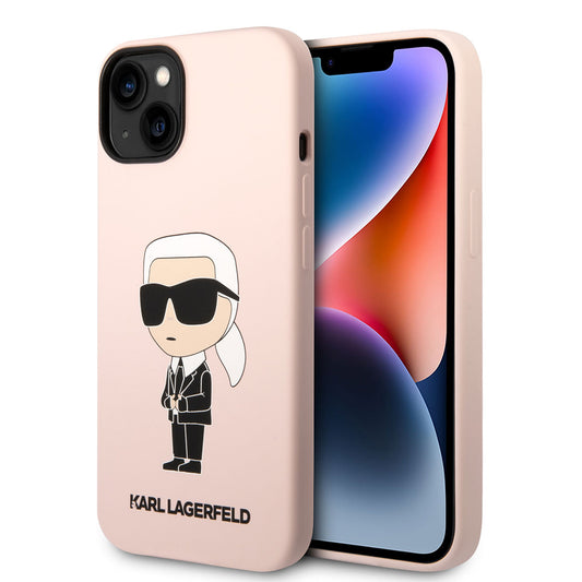 iPhone 14 Kılıf Karl Lagerfeld Silikon Karl Dizayn Kılıf