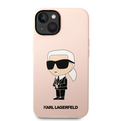 iPhone 14 Kılıf Karl Lagerfeld Silikon Karl Dizayn Kılıf