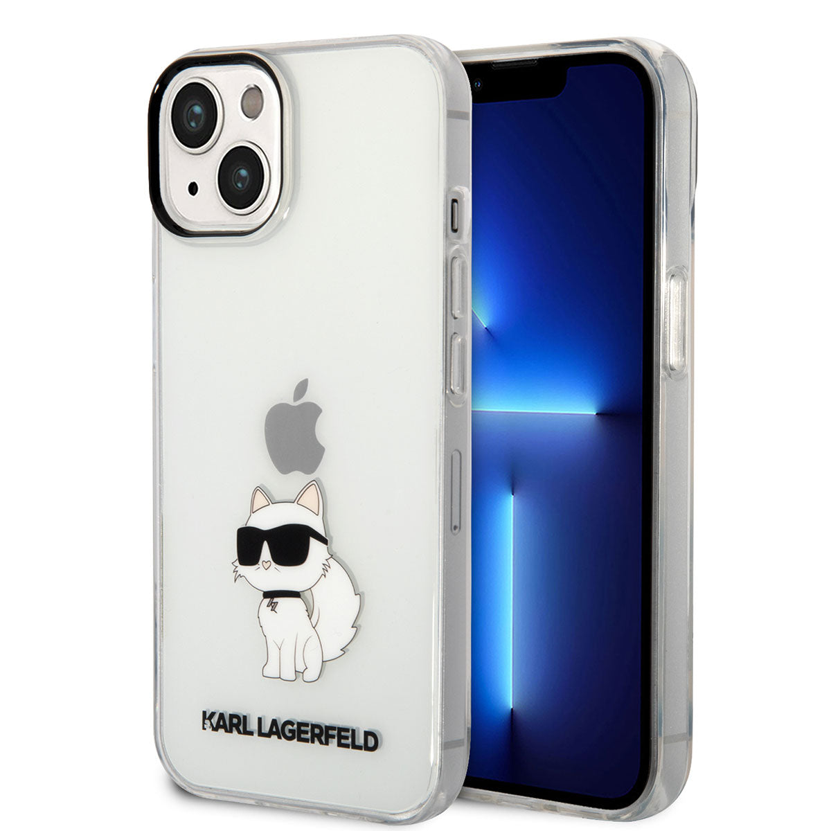 iPhone 14 Kılıf Karl Lagerfeld Transparan Choupette Dizayn Kılıf