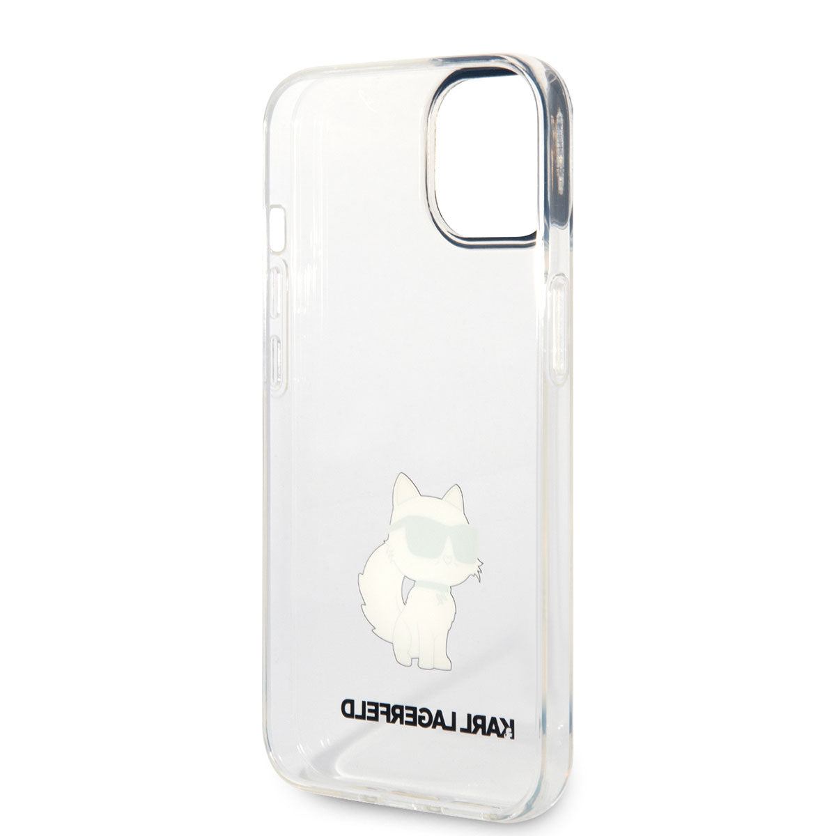 Apple iPhone 14 Kılıf Karl Lagerfeld Transparan Choupette Dizayn Kapak Renksiz