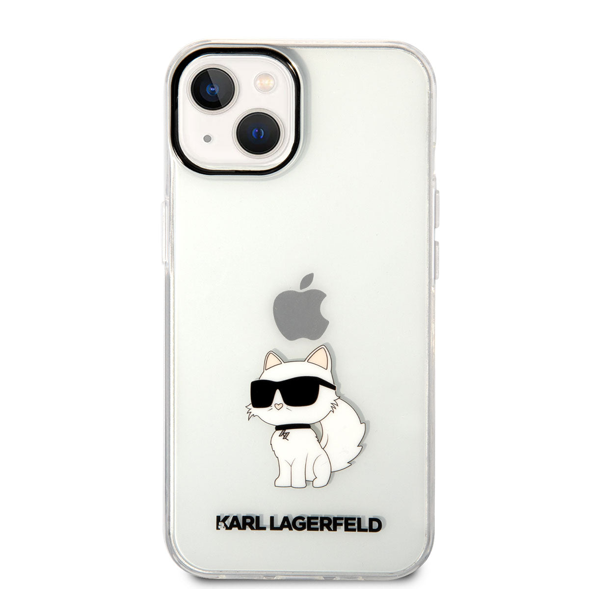 iPhone 14 Kılıf Karl Lagerfeld Transparan Choupette Dizayn Kılıf