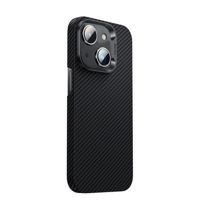 iPhone 14 Kılıf M-safe Özellikli Karbon Fiber Benks 600D Essential Kevlar Kılıf