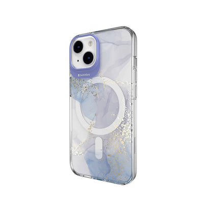 iPhone 14 Kılıf M-safe Şarj Özellikli Çift IMD Baskılı Lisanslı Switcheasy Artist-M Veil Kılıf