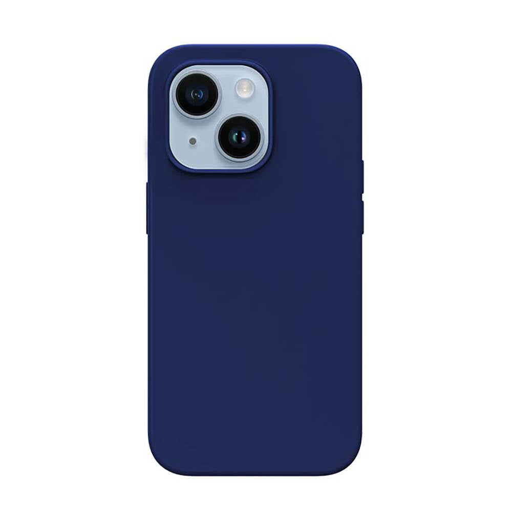 iPhone 14 Kılıf M-safe Şarj Özellikli Liquid Silikon Recci Mousse Serisi Kılıf