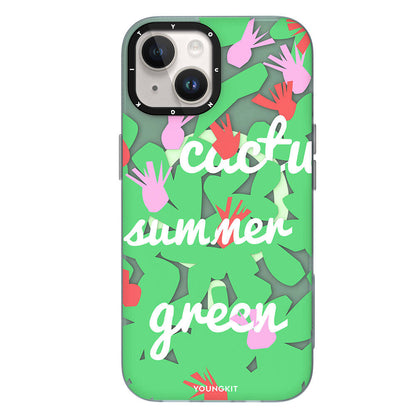 iPhone 14 Kılıf M-safe Şarj Özellikli Yaz Meyvesi Desenli Youngkit Fruity Flavour Serisi Kılıf