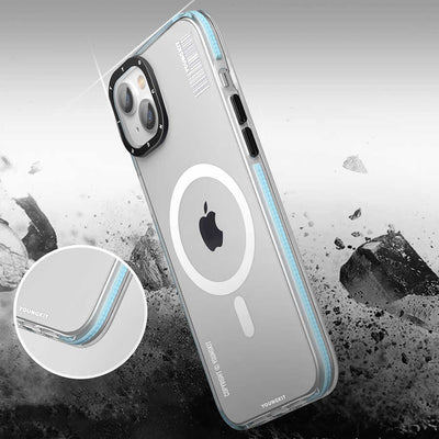 Apple iPhone 14 Kılıf Magsafe Şarj Özellikli YoungKit Exquisite Serisi Kapak Siyah