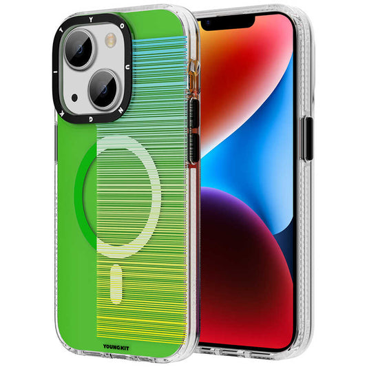 iPhone 14 Kılıf M-safe Şarj Özellikli Youngkit Pure Serisi Kılıf