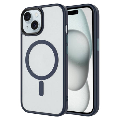 iPhone 14 Kılıf Mat Arka Yüzey Wireless Şarj Özellikli Zore Flet M-safe Kılıf