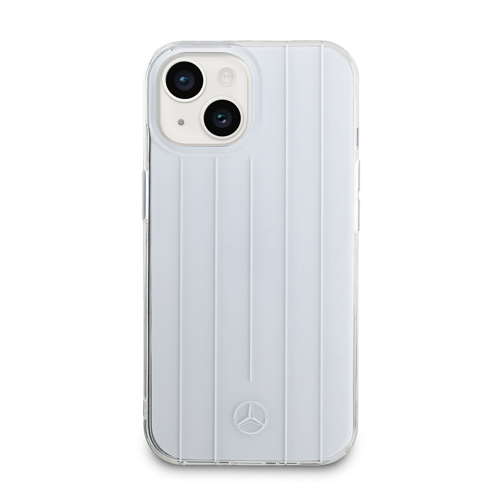 iPhone 14 Kılıf Mercedes Benz Orjinal Lisanslı New Urban 3 Sert PC Paralel Çizgi Desenli Kılıf