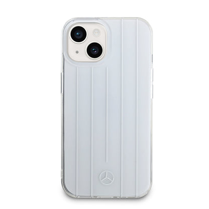 iPhone 14 Kılıf Mercedes Benz Orjinal Lisanslı New Urban 3 Sert PC Paralel Çizgi Desenli Kılıf