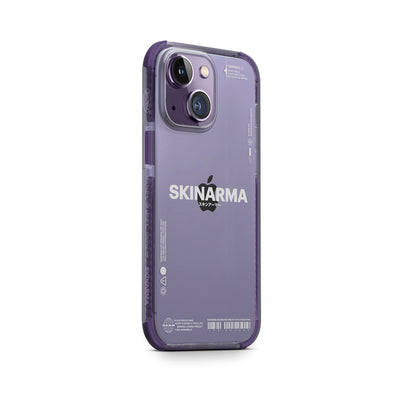 Apple iPhone 14 Kılıf SkinArma Şeffaf Airbag Tasarımlı Iro Kapak Mor