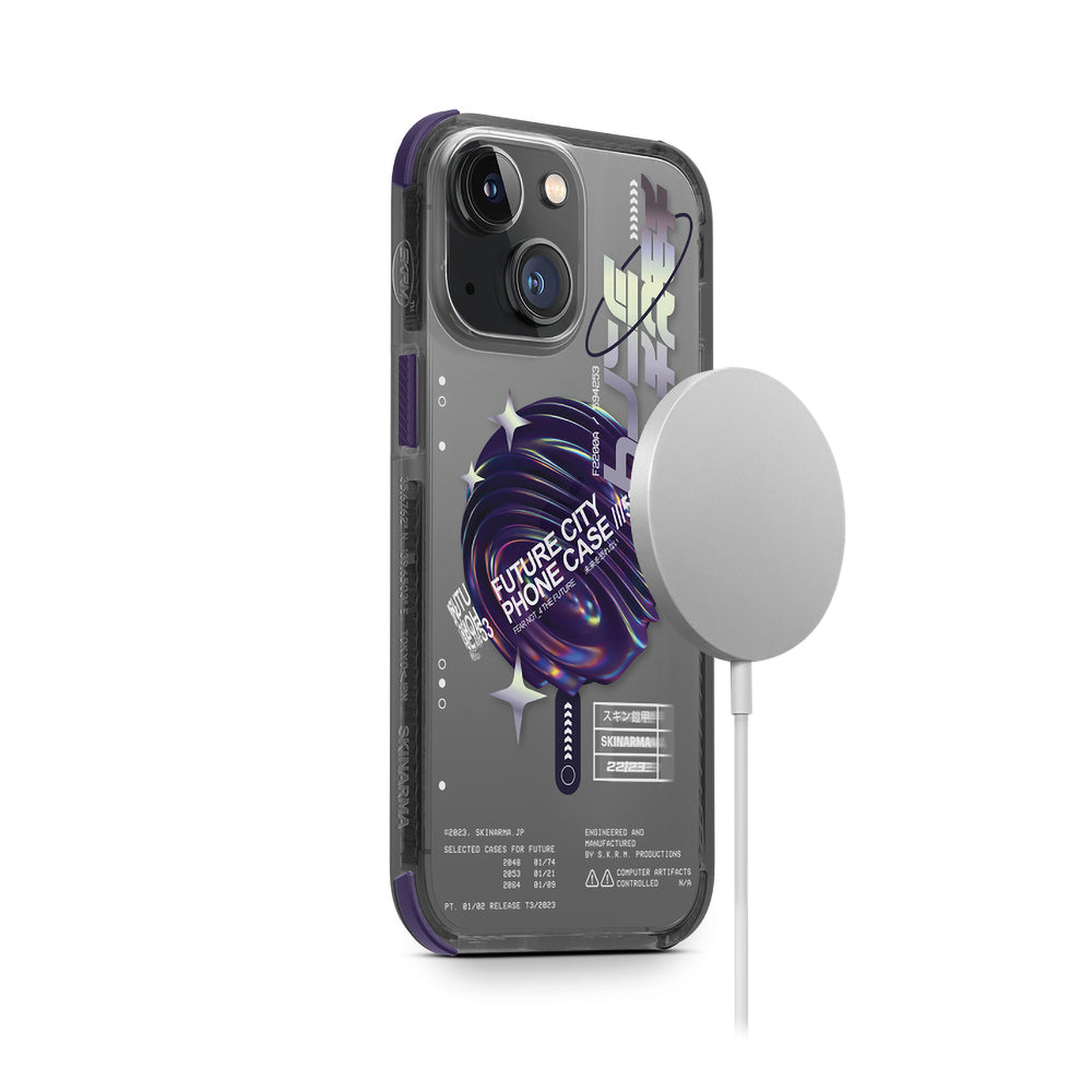 Apple iPhone 14 Kılıf SkinArma Şeffaf Airbag Tasarımlı Magsafe Şarj Özellikli Shorai Kapak Kırmızı
