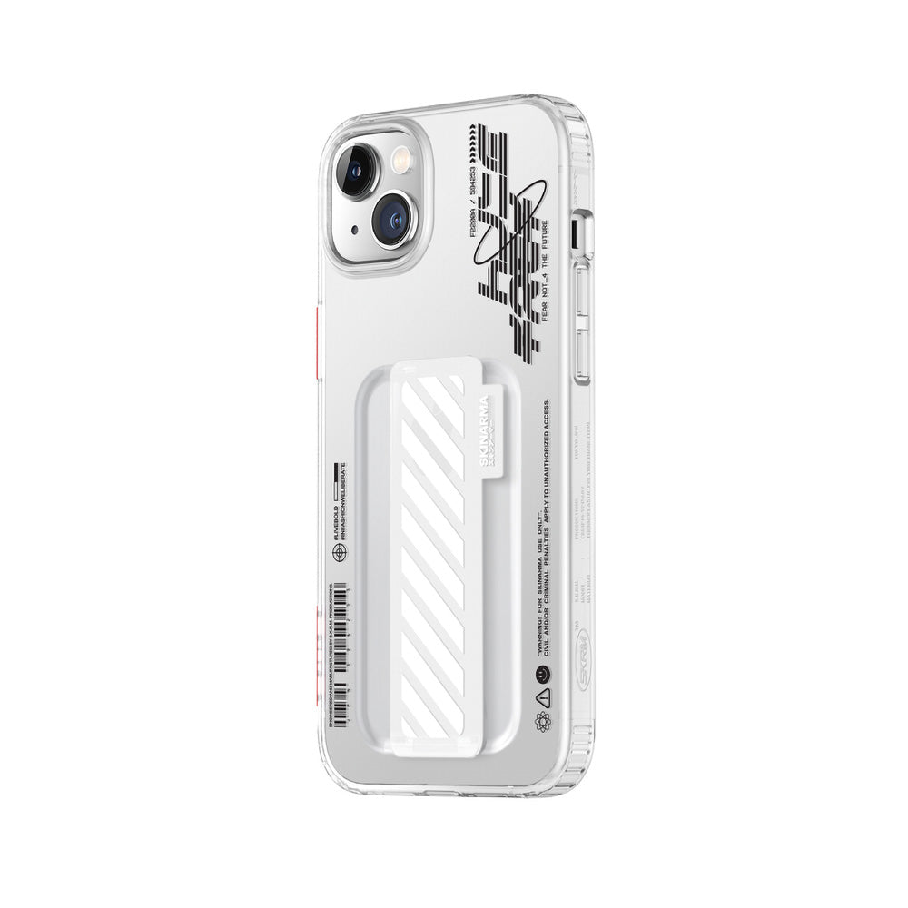 iPhone 14 Kılıf SkinArma Şeffaf Desenli Kaze Kılıf