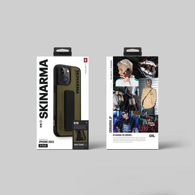 Apple iPhone 14 Kılıf SkinArma Standlı Deri Görünümlü Gyo Kapak Siyah