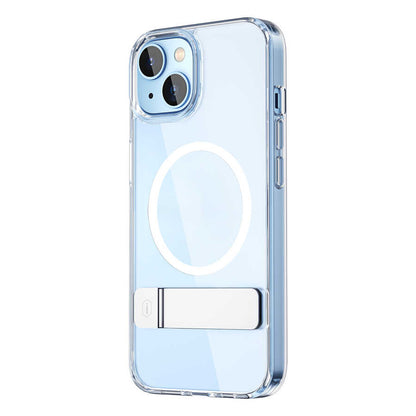 iPhone 14 Kılıf Standlı M-safe Wireless Şarj Özellikli Wiwu Aurora Serisi Kılıf