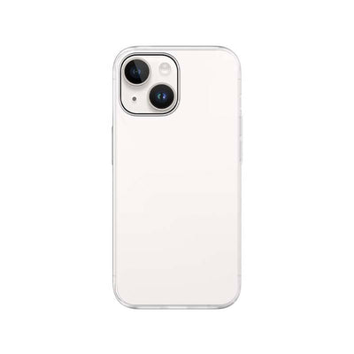 Apple iPhone 14 Kılıf Ultra İnce Mat PC Arka Yüzey Recci Elite Serisi Kapak Beyaz