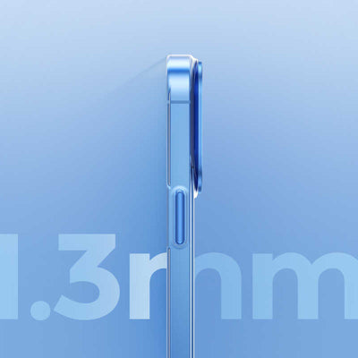 Apple iPhone 14 Kılıf Wireless Şarj Destekli Benks Magnetik Haze Kapak Mavi