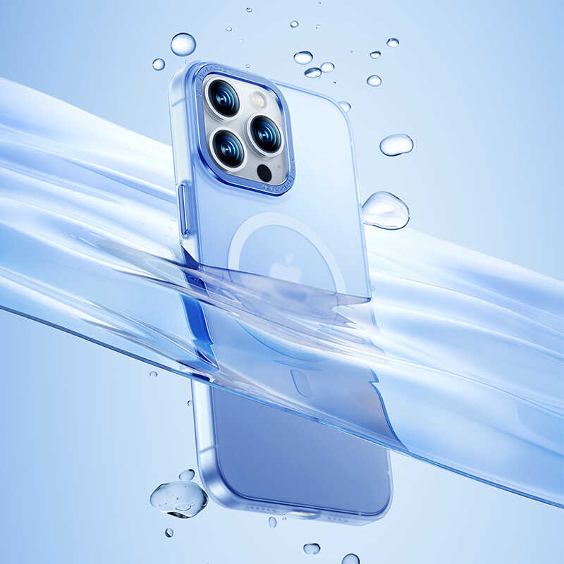 Apple iPhone 14 Kılıf Wireless Şarj Destekli Benks Magnetik Haze Kapak Siyah