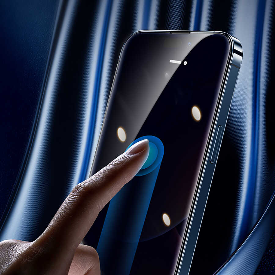 Apple iPhone 14 Plus Benks 0.3mm V Pro Privacy Hayalet Ekran Koruyucu Siyah