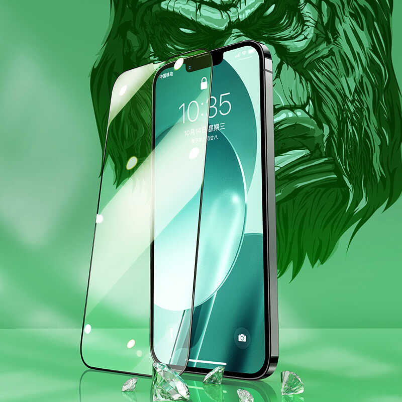 Apple iPhone 14 Plus Benks Little KingKong Anti-Blue Light Cam Ekran Koruyucu Siyah