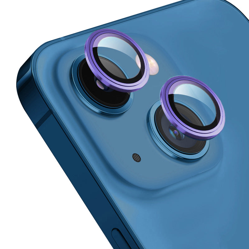 Apple iPhone 14 Plus Go Des CL-10 Kamera Lens Koruyucu Mor