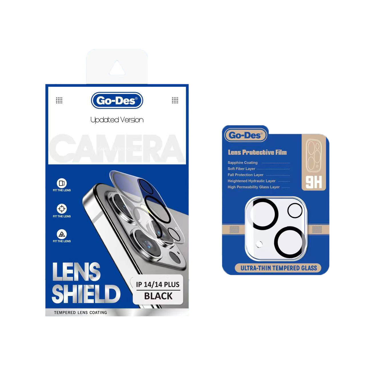 iPhone 14 Plus Go Des Lens Shield CL-14 Kamera Lens Koruyucu