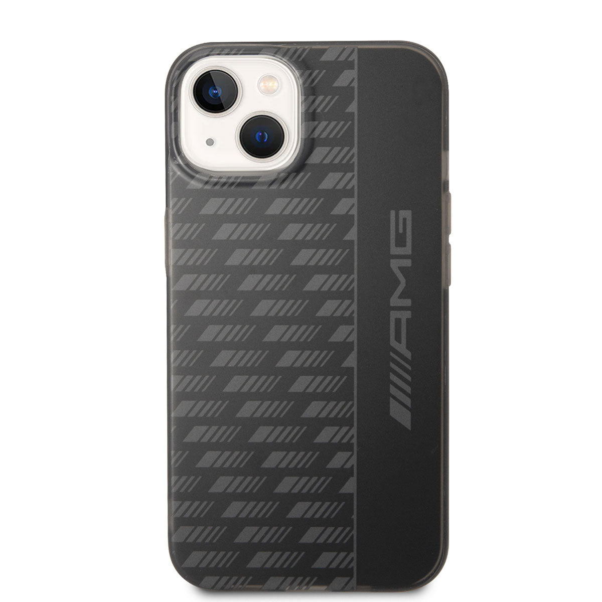 Apple iPhone 14 Plus Kılıf AMG Frosted Buzlu PC Karbon Dizayn Kapak Siyah