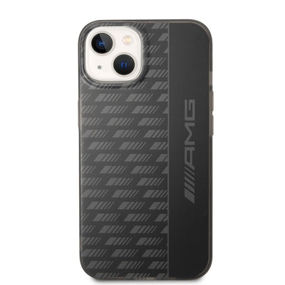 Apple iPhone 14 Plus Kılıf AMG Frosted Buzlu PC Karbon Dizayn Kapak Siyah
