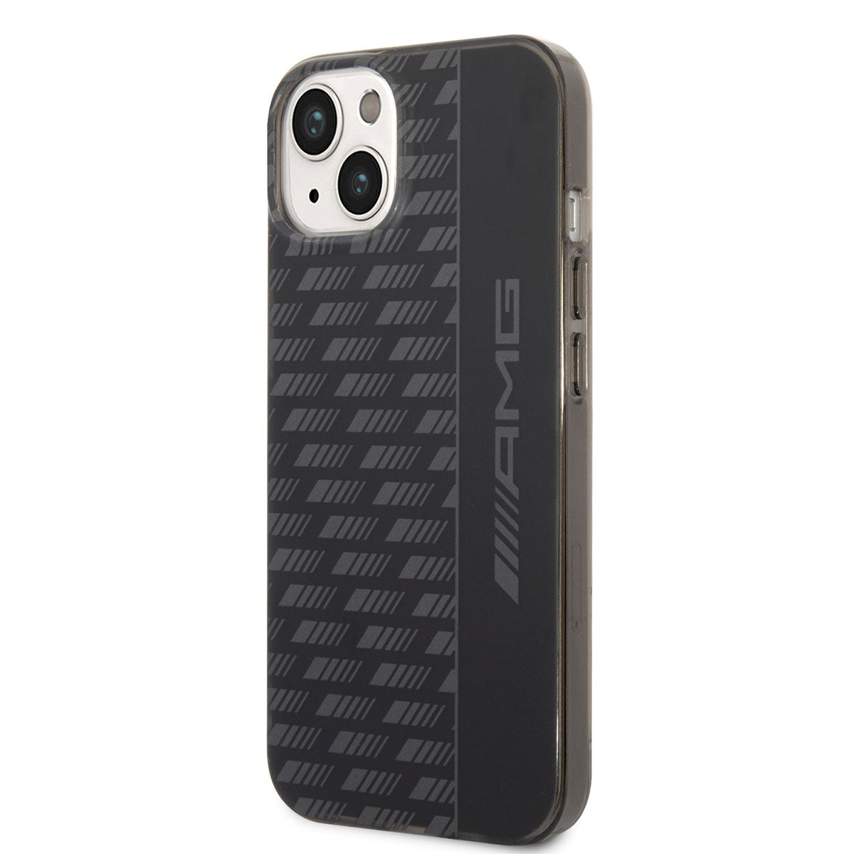 Apple iPhone 14 Plus Kılıf AMG Frosted Buzlu PC Karbon Dizayn Kapak Siyah