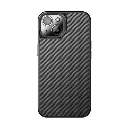 iPhone 14 Plus Kılıf Aramid Karbon Fiber M-safe Özellikli Wlons Radison Kılıf