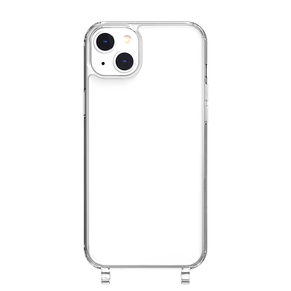 iPhone 14 Plus Kılıf Boyun Askılı Şok Önleyicili Şeffaf Lisanslı Switcheasy Play Kılıf