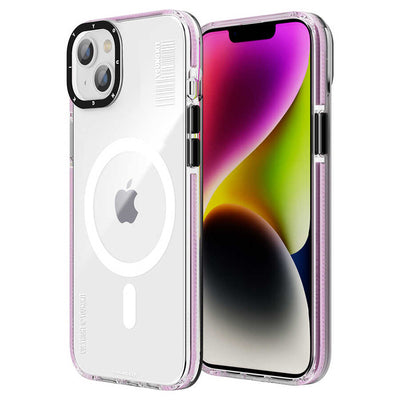 Apple iPhone 14 Plus Kılıf Magsafe Şarj Özellikli YoungKit Exquisite Serisi Kapak Siyah