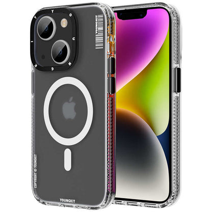 iPhone 14 Plus Kılıf M-safe Şarj Özellikli Youngkit Jane Sand Serisi Kılıf