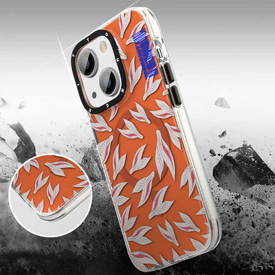 Apple iPhone 14 Plus Kılıf Magsafe Şarj Özellikli Youngkit Play Rabbit Serisi Kapak Turuncu