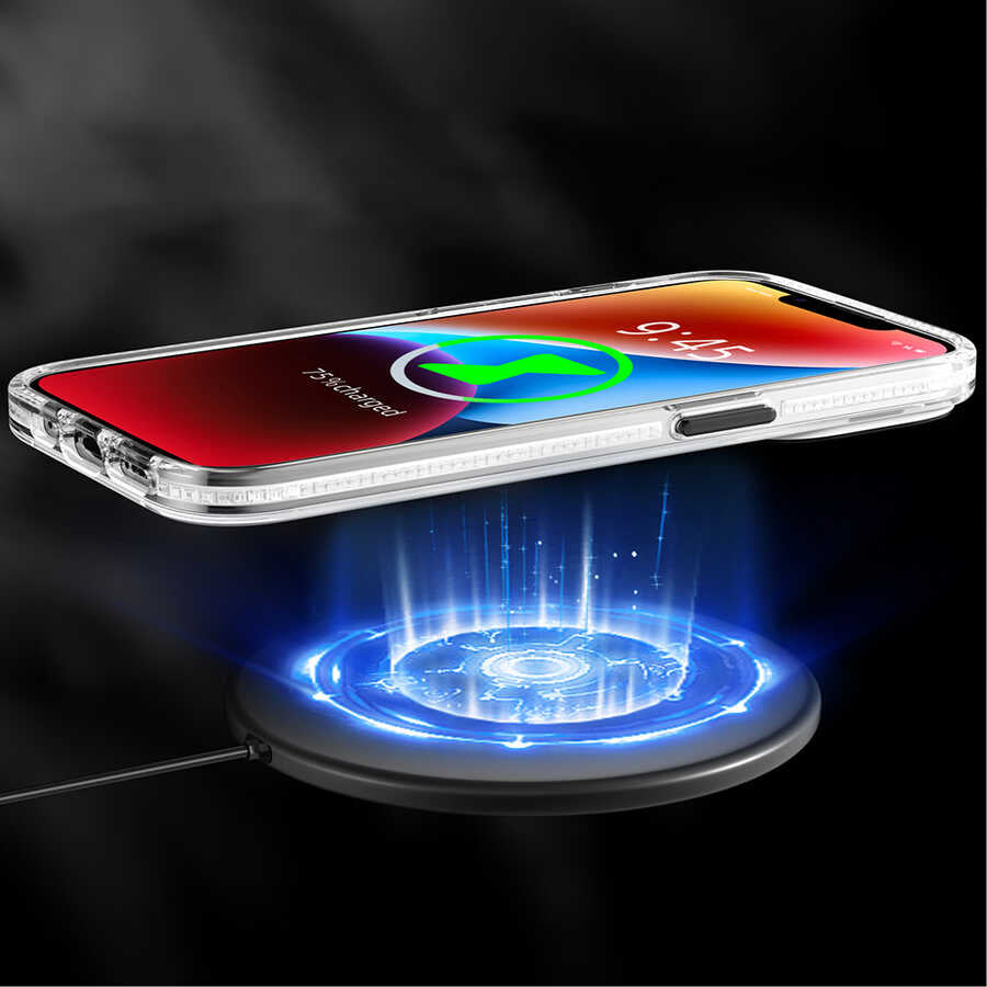 Apple iPhone 14 Plus Kılıf Magsafe Şarj Özellikli Youngkit Pure Serisi Kapak Gri