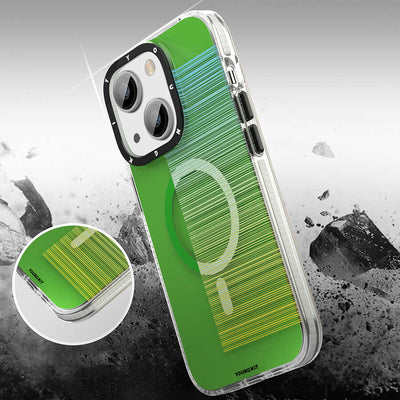 Apple iPhone 14 Plus Kılıf Magsafe Şarj Özellikli Youngkit Pure Serisi Kapak Gri
