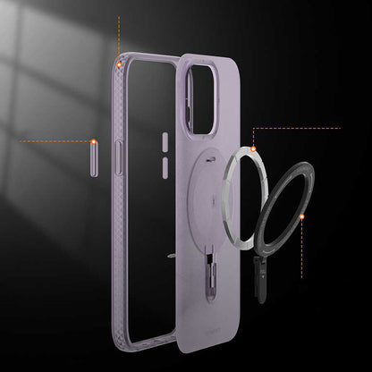 iPhone 14 Plus Kılıf M-safe Şarj Özellikli Youngkit Rock Serisi Kılıf