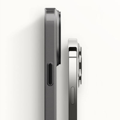 Apple iPhone 14 Plus Kılıf Metal Kamera Çerçeveli Recci Glaze Serisi Kapak Siyah