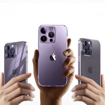 Apple iPhone 14 Plus Kılıf Şeffaf Airbag Tasarımlı Wiwu ZCC-108 Concise Serisi Kapak Renksiz