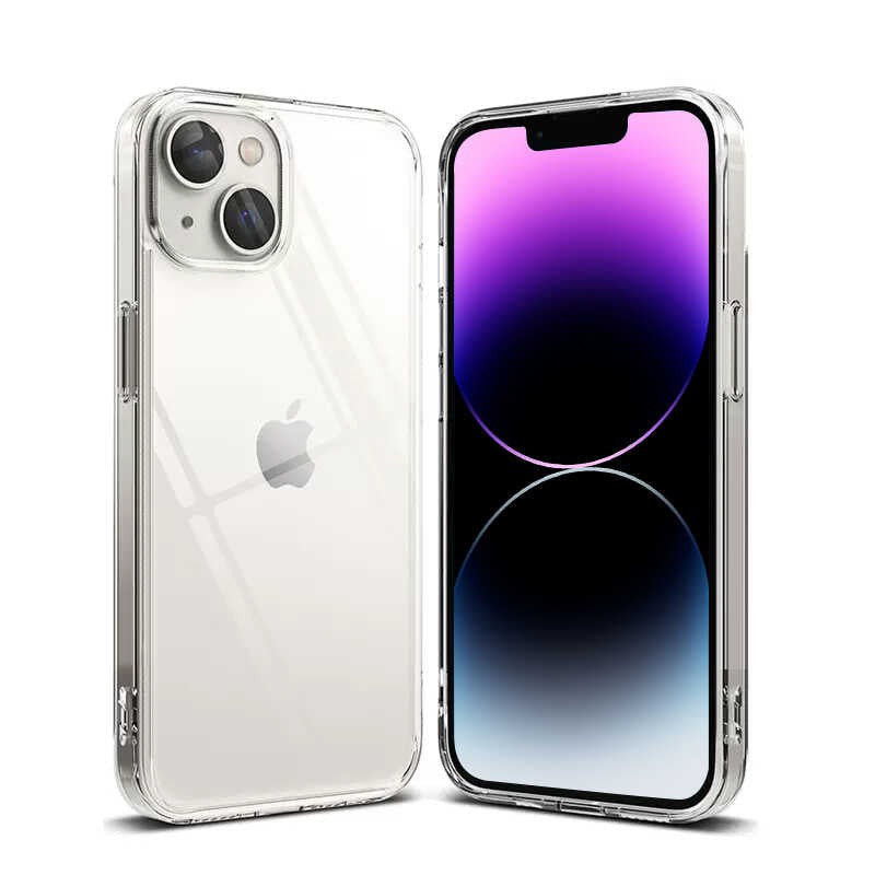Apple iPhone 14 Plus Kılıf Şeffaf Airbag Tasarımlı Wiwu ZCC-108 Concise Serisi Kapak Renksiz