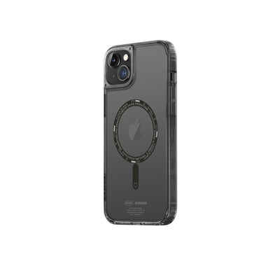 Apple iPhone 14 Plus Kılıf SkinArma Şeffaf Airbag Tasarımlı Magsafe Şarj Özellikli Saido Kapak Renksiz