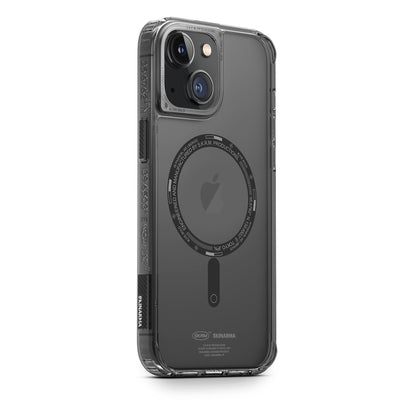 iPhone 14 Plus Kılıf SkinArma Şeffaf Airbag Tasarımlı M-safe Şarj Özellikli Saido Kılıf