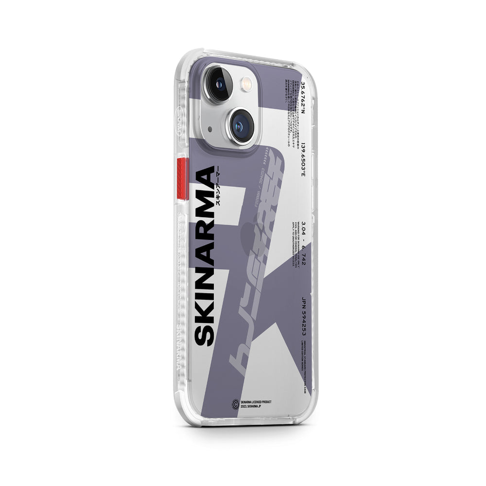 Apple iPhone 14 Plus Kılıf SkinArma Şeffaf Airbag Tasarımlı Raku Kapak Mor